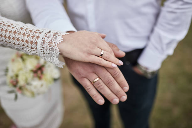 Free Stock Photo of Bride and groom holding hands | Download Free ...