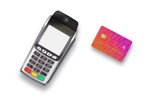 istock Customer using credit card for payment, cashless technology and credit card payment concept. Payment machine. 1390633000