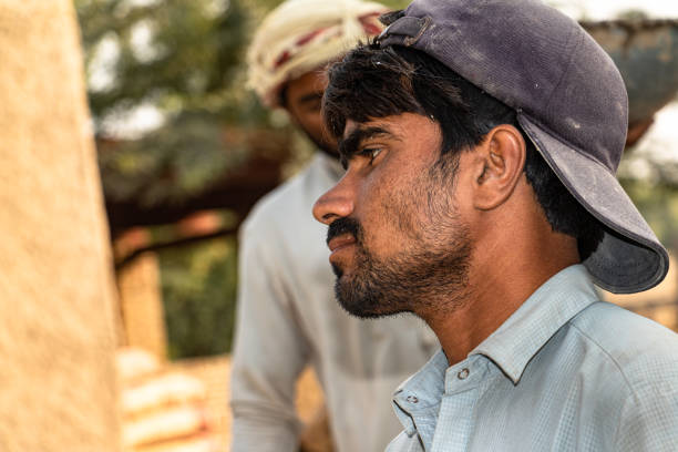 istock labor working at the construction site in extreme heat 1390634775