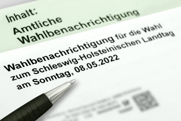 istock German Official Regional Elections Informations and Notification in Schleswig-Holstein Sunday May 8  2022 1390636638