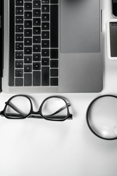 istock Computer stationery and other office supplies 1390641212