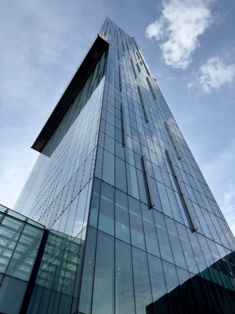 istock Modern Buiding in Manchester, United Kingdom 1390643528