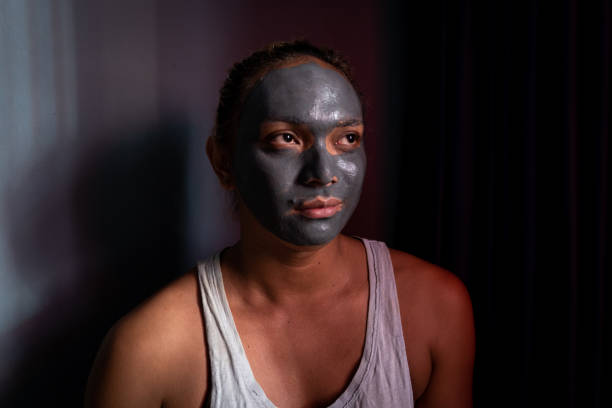 istock Asian drag queen portrait 1390646547