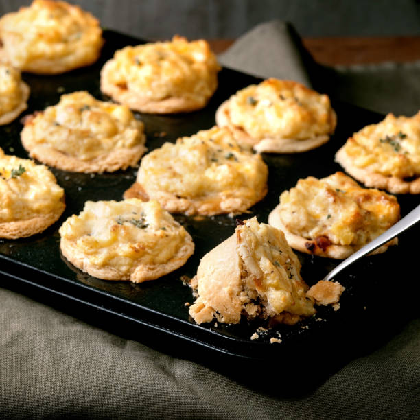 istock Mince meat mini pies with mashed potato 1390647188