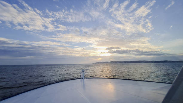 istock Scenic View Of Sea Seen Through Window 1390650321