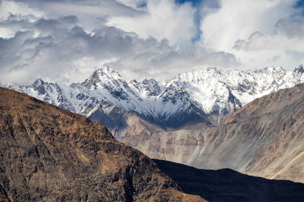 istock Snow-capped mountain Himalaya high altitude region 1390659462