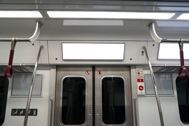 istock Subway Scenery and Advertising Mockup 1390663905