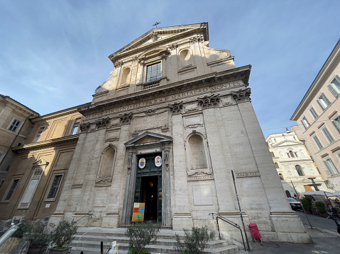 The Piazza Madonna dei Monti and the Madonna dei Monti Church is located in the Monti area of Rome, Italy.