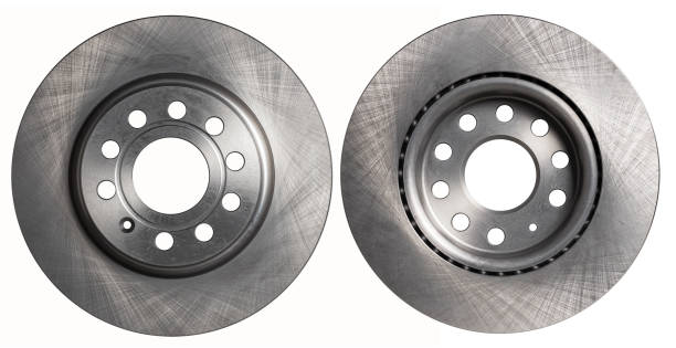 istock Car brake disc isolated on white background. Auto spare parts. 1390678070