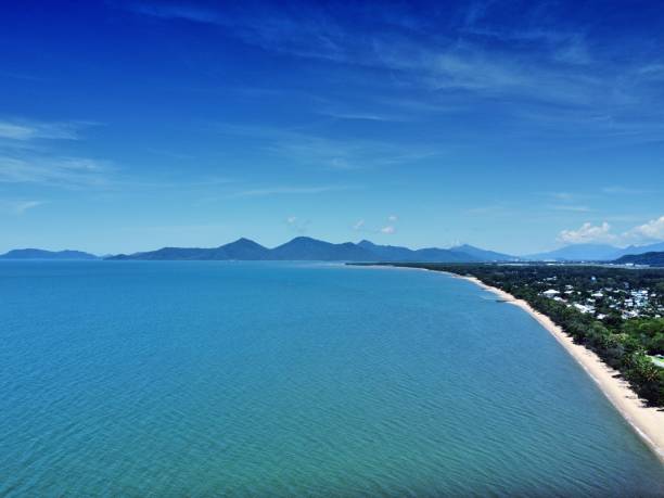 istock Aerial view of Holloways Beach 1390678755