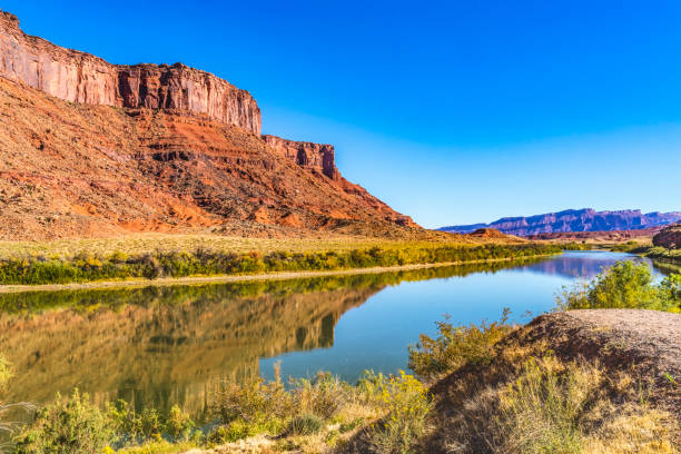 istock Colorado River Red Rock Canyon Reflection Moab Utah 1390679183