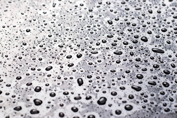 istock drops of water-repellent surface in black white 1390679422