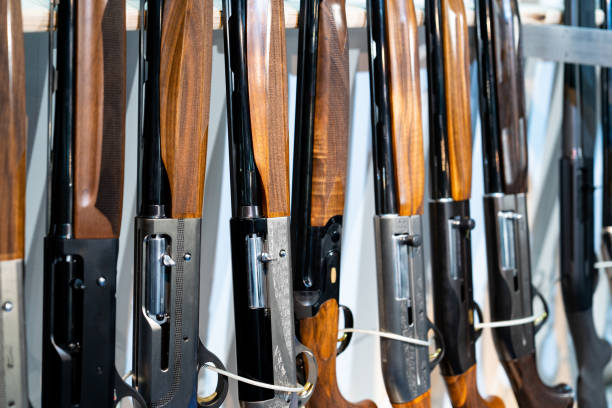 istock Close-up of guns 1390680926