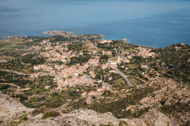 istock Village of Corbara in Corsica 1390682206