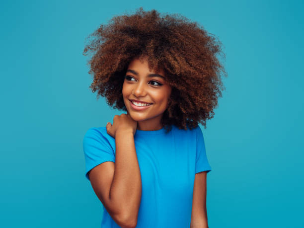 istock Beautiful afro woman 1390686044