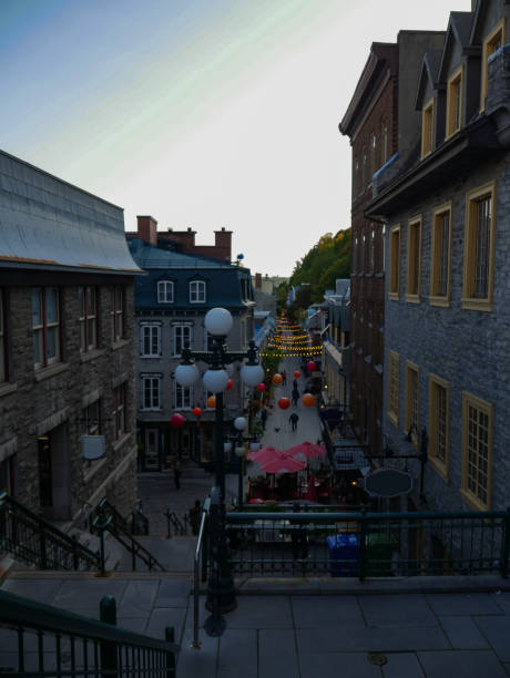 istock View from the daredevil stairs of Old Quebec 1390690666