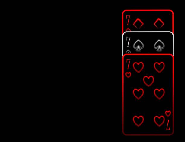 istock three sevens, playing cards, a successful combination on a dark background 1390692286