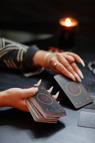 istock Tarot Cards Reading Close Up 1390702791
