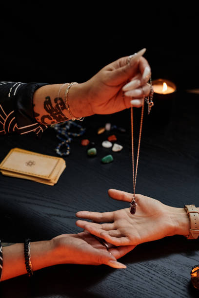 istock Seance at Fortune Tellers Shop 1390702810