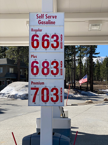 Gas prices in California are way too high. $6.63 for regular gas, $6.83 plus fuel. $7.03 dollars a gallon in California.