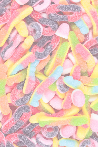 istock Assorted gummy candies. Top view. Jelly  sweets. 1390719845