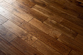 istock Solid oak wood flooring 1390738888