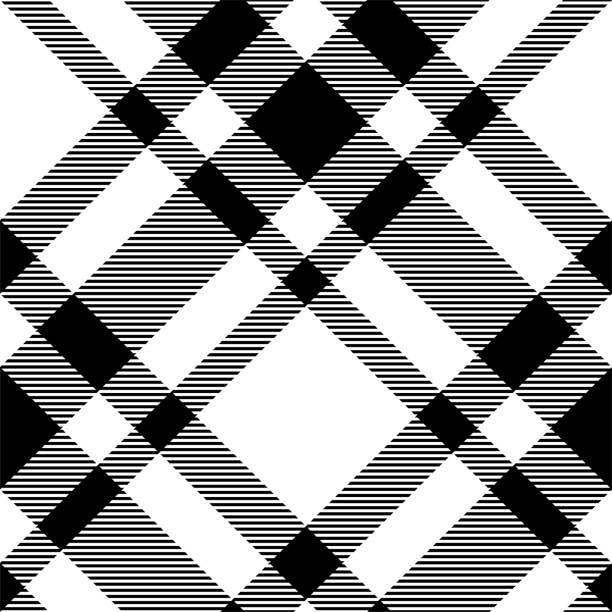 ilustrações, clipart, desenhos animados e ícones de vetor de padrão xadrez. verifique a textura do tecido. design têxtil sem emenda para roupas, impressão de papel. - plaid checked pattern sewing