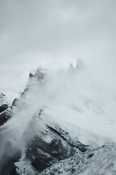 istock Seceda Mountain Top in Winter – Dolomites in Winter 1390777263