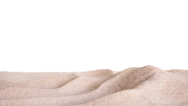 istock Pile Sand Isolatd on White Background. 1390777524