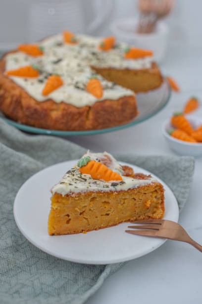 istock carrot cake with cream cheese frosting 1390792609