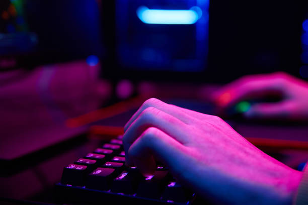 220+ Blue Backlit Gaming Keyboard Stock Photos, Pictures & Royalty-Free