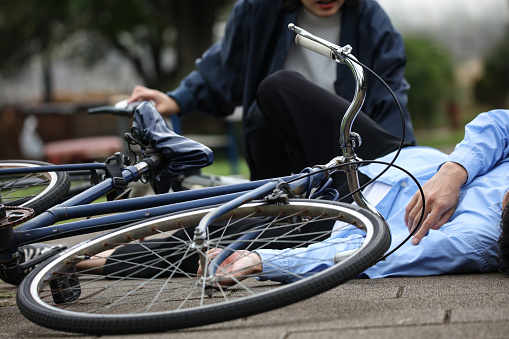 Bicycle accident image