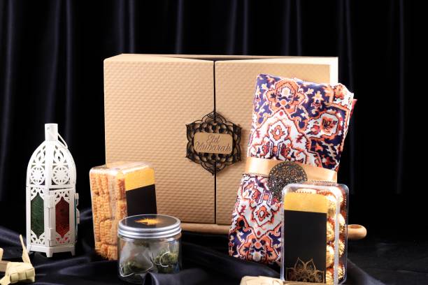 istock Parcel Hampers Gift on Assorted Indonesian Cookies for Eid al Fitr. 1390795444