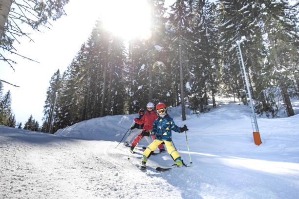 istock Children skier on ski vacation 1390802605
