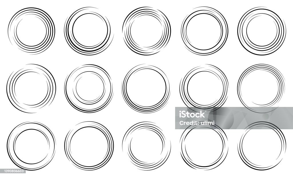 Design Incircle Circle Design Elements Stock Illustration - Download Image Now - Circle ...