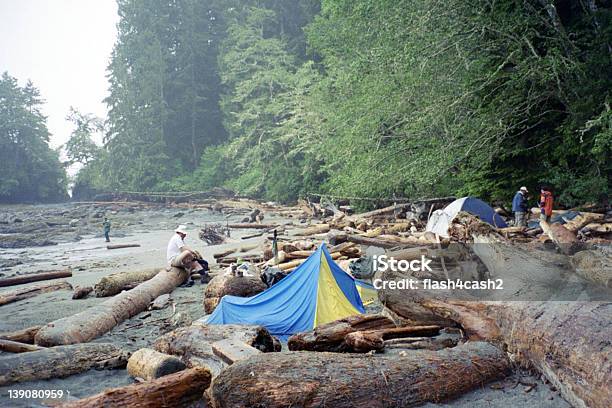Campsite Na Praia - Fotografias de stock e mais imagens de Columbia - Carolina do Sul - Columbia - Carolina do Sul, Columbia - Missouri, Columbia - Oregon