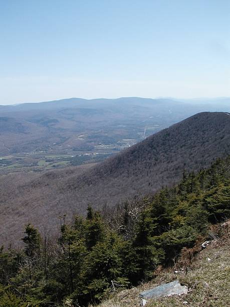 Mountains in VT stock photo