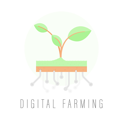 Digital Farming Vector Design