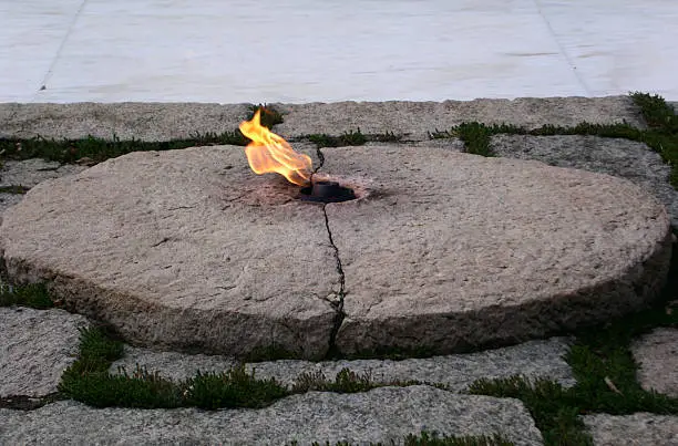 The Eternal Flame at John F. Kennedy's gravesite