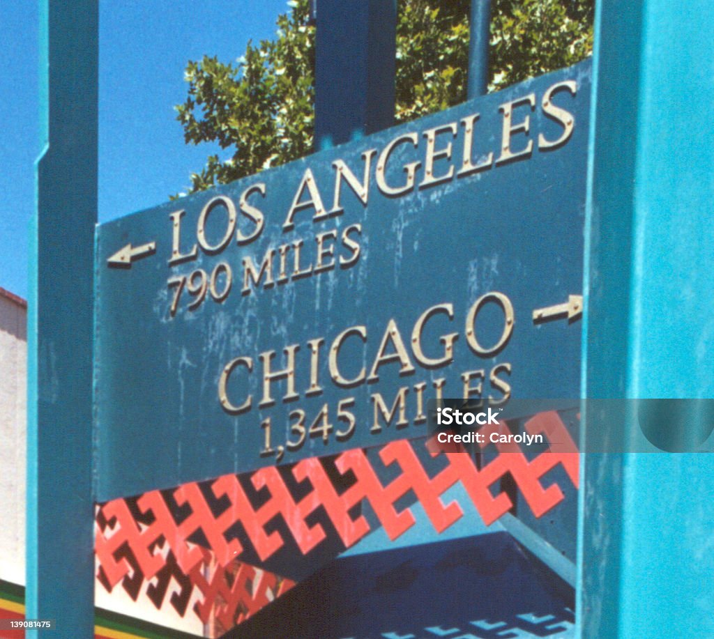 Чикаго до LA - Стоковые фото Альбукерке - Нью-Мексико роялти-фри