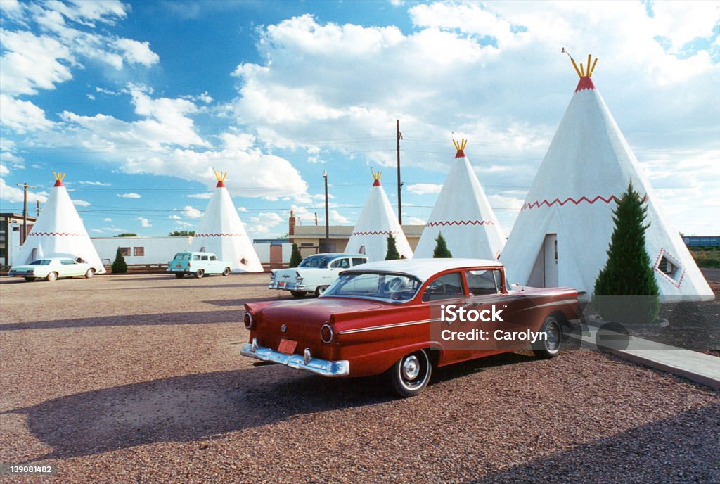 Wigwam Motel - Foto de stock de Rota 66 royalty-free