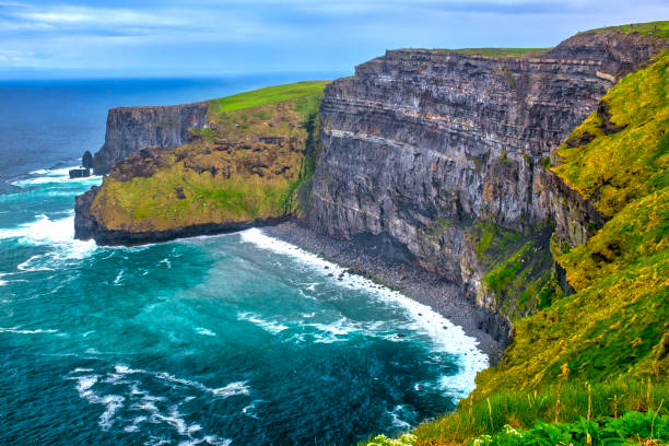 Cliffs of Moher Cliffs of Moher, County Clare, Ireland cliffs of moher stock pictures, royalty-free photos & images
