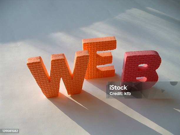 The Word Web Stock Photo - Download Image Now - Back Lit, Color Image, Colors