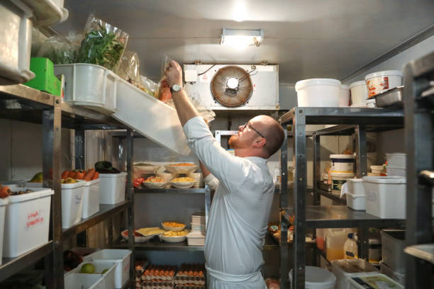 istock The head chef at a gourmet restaurant takes stock before dinner service. 1390816963