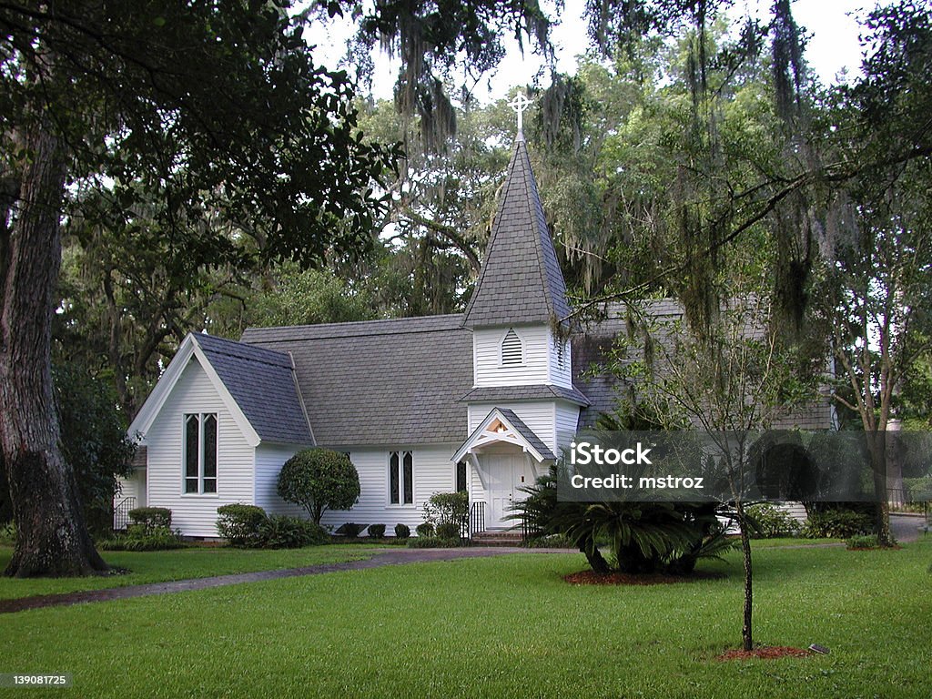 Chapel in the Oaks  Georgia - US State Stock Photo