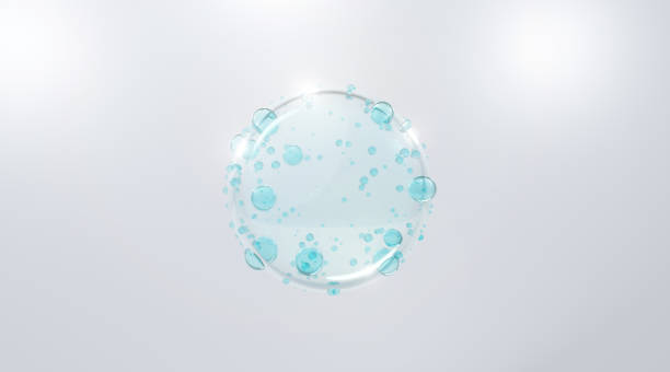 istock 3D Skin Serum and Vitamin illustration isolated on white background. 1390818676