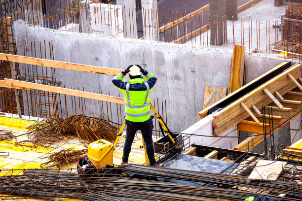 istock Surveyors at the construction site 1390818876