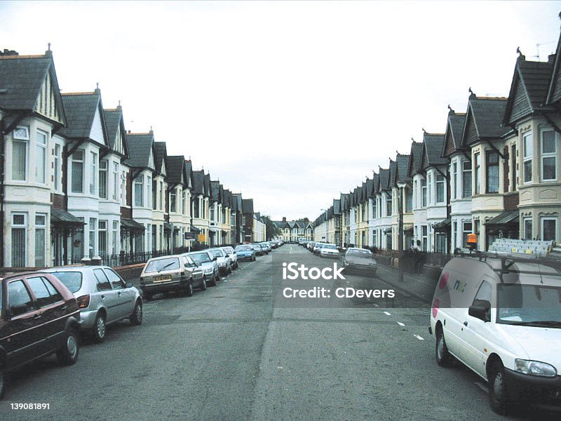 Street Street in Cardiff, Wales Cardiff - Wales Stock Photo