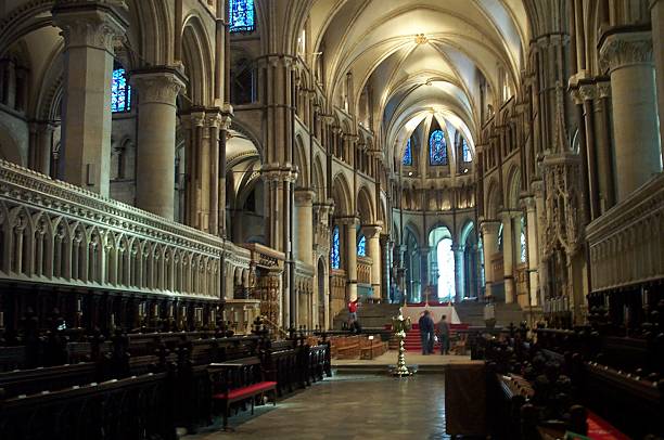 Catedral de Canterbury - foto de acervo