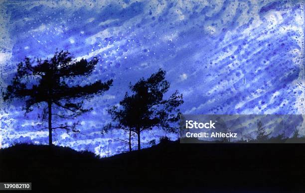 Blue Skylight Painted On The Slide Stock Photo - Download Image Now - Blue, Hill, Horizontal